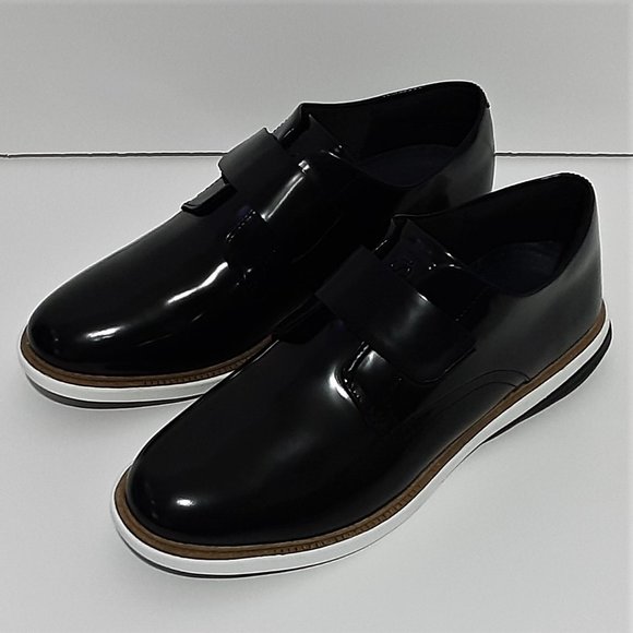 COLE HAAN Women's Shoes GrandEvolution Modern Monk Black /Optic White NWT - Picture 5 of 12